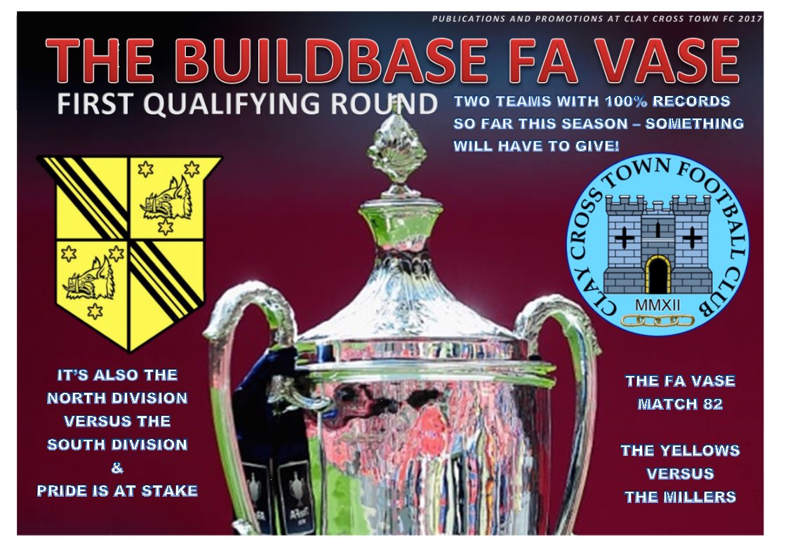 cctfcnobby's tweet photo. #cctfc another dabble at the FAV this Saturday for the Millers https://t.co/vI6dqYfgLV