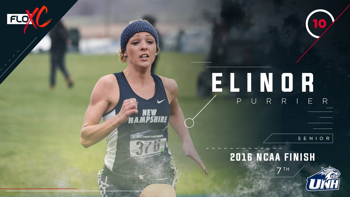 FloTrack's tweet photo. The No. 10 ranked individual on the #FloXC Countdown is @UNHTrackField senior Elinor Purrier, and here's why: https://t.co/U9eCOYqFxl https://t.co/UbW63ujiJX