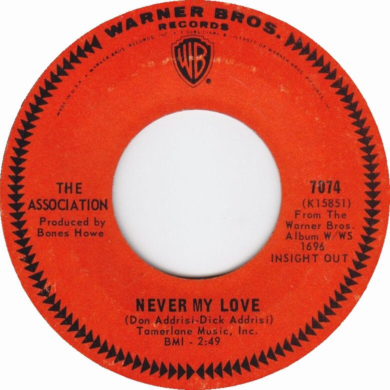 Sixties_Music's tweet photo. The Association - Never My Love
(US #2, 1967)
https://t.co/JlV4Y0uej7
from the album, Insight Out
#AddrisiBrothers #BonesHowe #California https://t.co/KV8iKw3hip