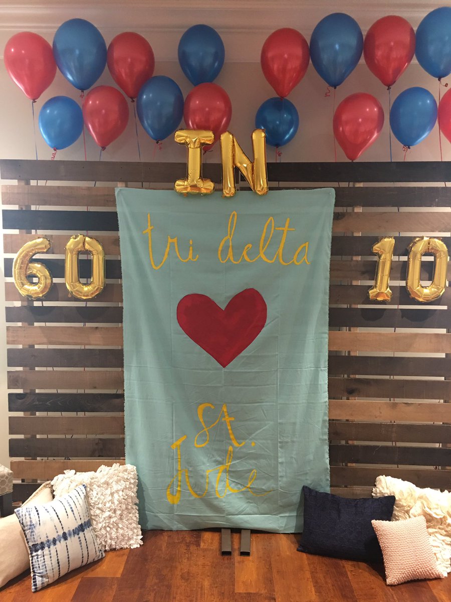 SamfordTriDelta's tweet photo. RECRUITMENT DAY 2! WOO! We're ready for another group of precious PNM's to come hear about our love for St. Jude! #60in10 #RushTriDelta https://t.co/GHbIdl7vsP