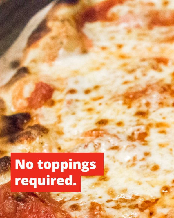 Happy National Cheese Pizza Day!