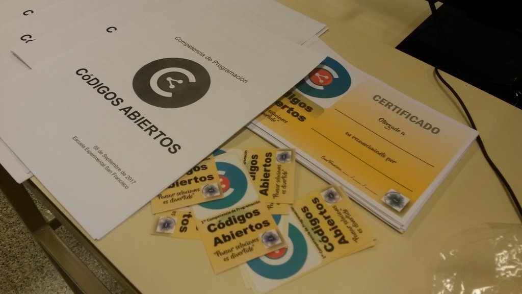 CodigosAbiertos's tweet photo. En competencia! https://t.co/PheJzAO6W4