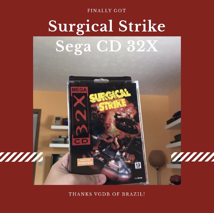 gamespacious's tweet photo. Look what came in the mail! #sega #segagenesis #sega32x 
#segacd #segacdx #segacd32x #sega32xcd #retrogamer #gamecollection #surgicalstrike https://t.co/SwGvRpqV6t