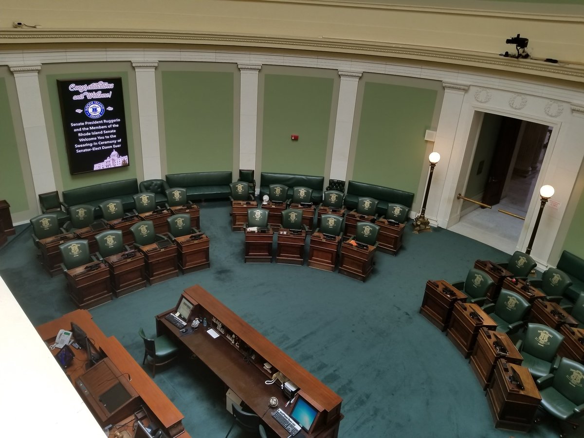 RI General Assembly (@rigenassembly) on Twitter photo Front row seat for the swearing in of Senator-elect <a href="/DawnEuer/">dawneuer.bsky.social</a>. <a href="/RISenate/">Rhode Island Senate</a> <a href="/RISenateDems/">RISenateDems</a> Front row seat for the swearing in of Senator-elect <a href="/DawnEuer/">dawneuer.bsky.social</a>. <a href="/RISenate/">Rhode Island Senate</a> <a href="/RISenateDems/">RISenateDems</a>