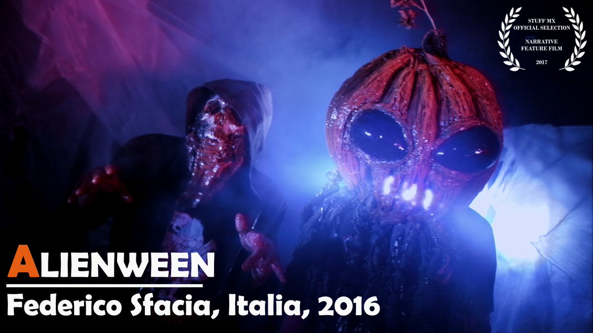 STUFFMXFilmFest's tweet photo. #LargometrajeFiccion #NarrativeFeatureFilm #STUFFMX2017 #STUFFII Alienween (Italia, 2016) Estreno en México Trailer https://t.co/I7q05uyJQW https://t.co/WexZBidjzV