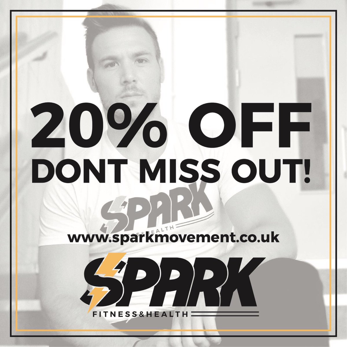 SparkMovement1's tweet photo. Enter "SPARK20" at checkout for 20% off all products For a limited time only &amp; whilst stock lasts, don't delay! ⚡️

https://t.co/HcdrZ8tZ01 https://t.co/ZoJvA9FwqM
