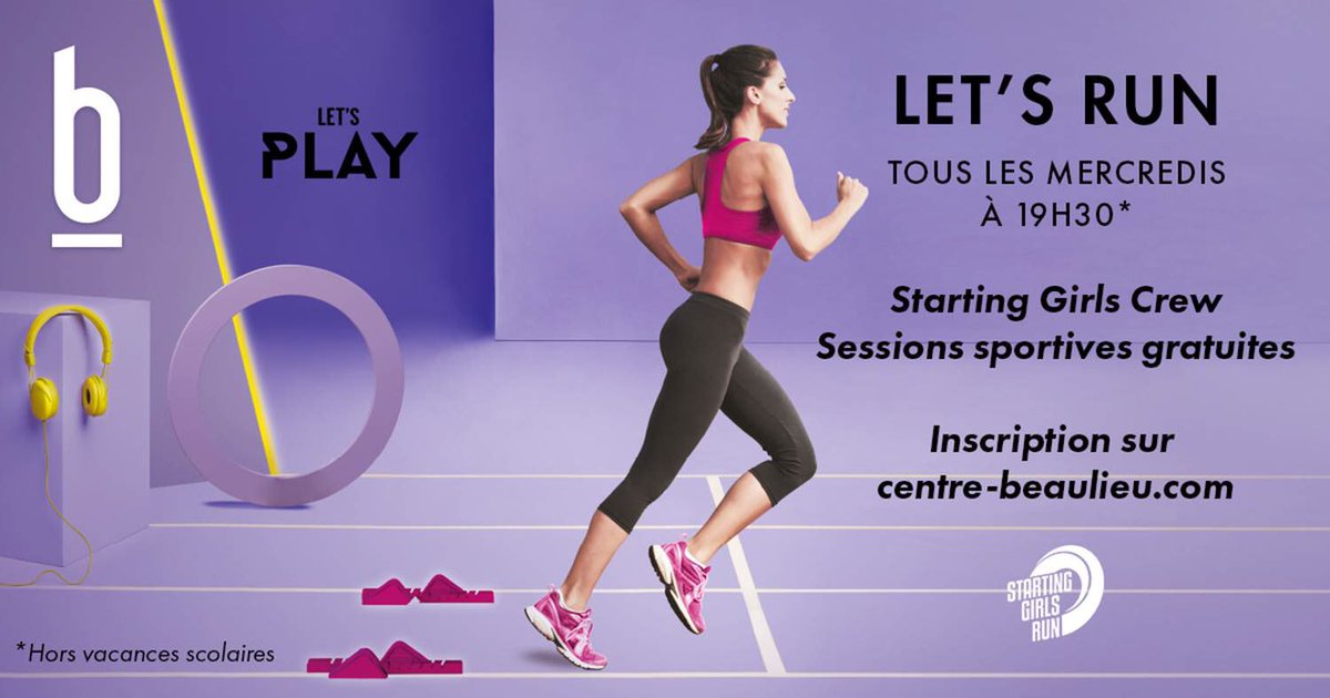 StartingGirlRun's tweet photo. La rentrée du running féminin nantais cest Demain - coaching et CREWS #startinggirlsrun @centrebeaulieu https://t.co/m24MwqjGxF