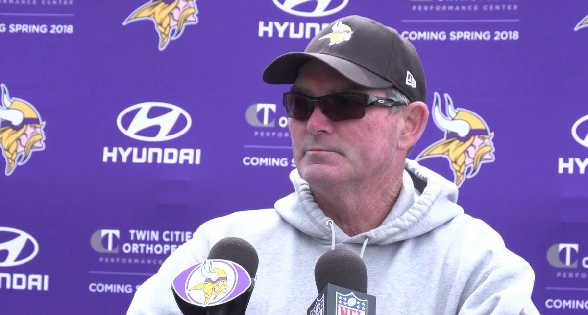 Coach Zimmer feels good about his offensive line heading into Week 1.  📺: mnvkn.gs/xEha4h https://t.co/8WFcZcTk67
