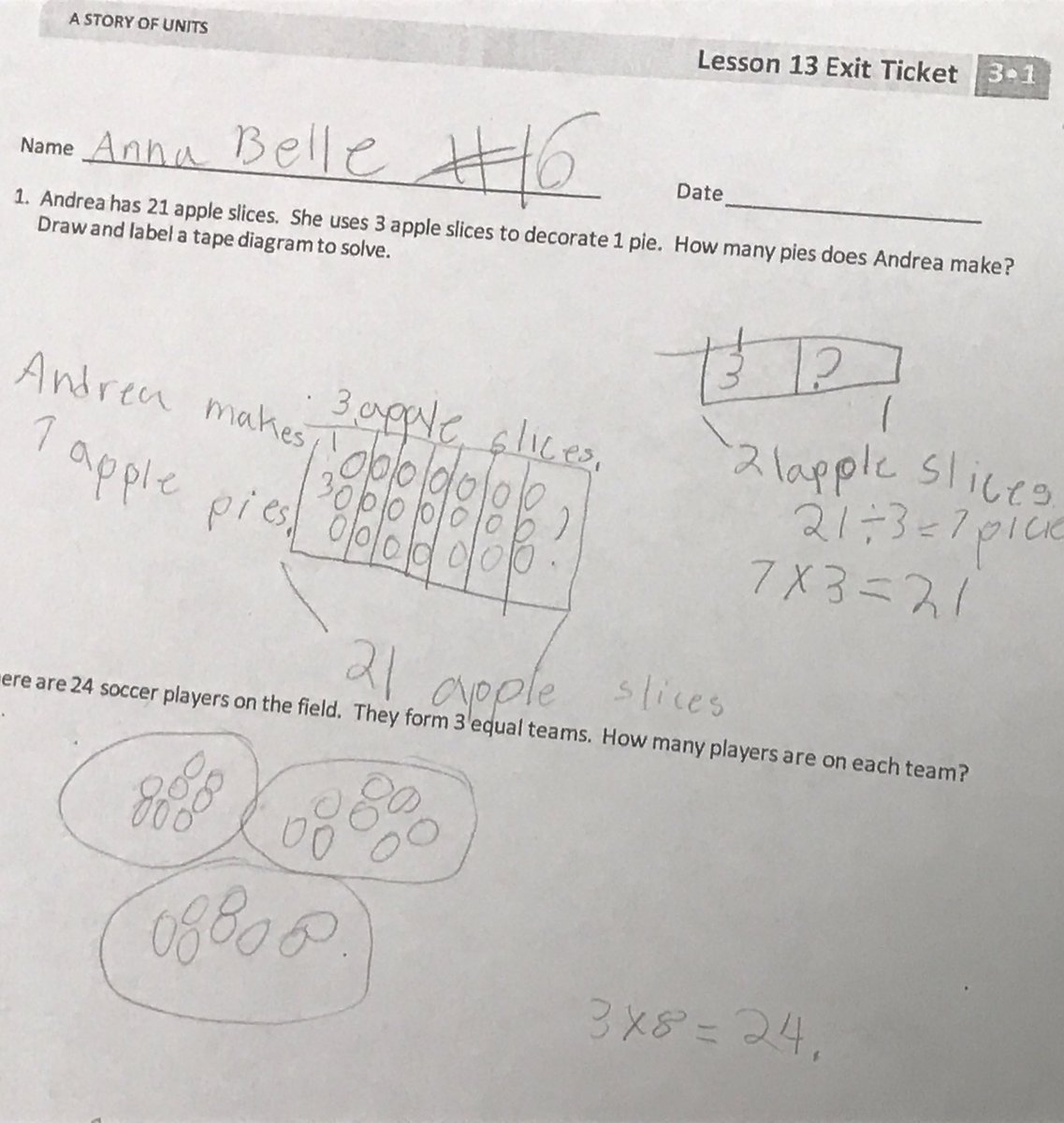 abarneshusker's tweet photo. 3rd graders rock modeling division and multiplication @SpartaTrojans #visiblethinking https://t.co/zvAnSLBFWS
