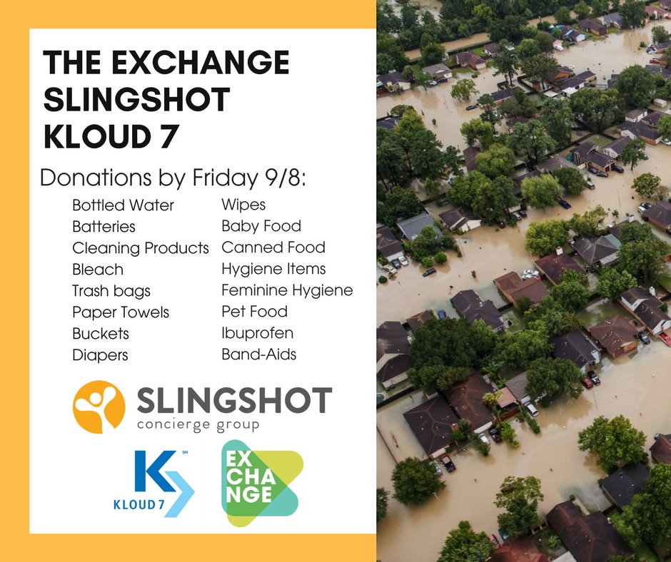 We're partnering with <a href="/TheExchange202/">The Exchange at 202</a> and #Kloud7 to collect #HurricaneHarveyRelief  donations at our offices until Friday, 9/8/17!