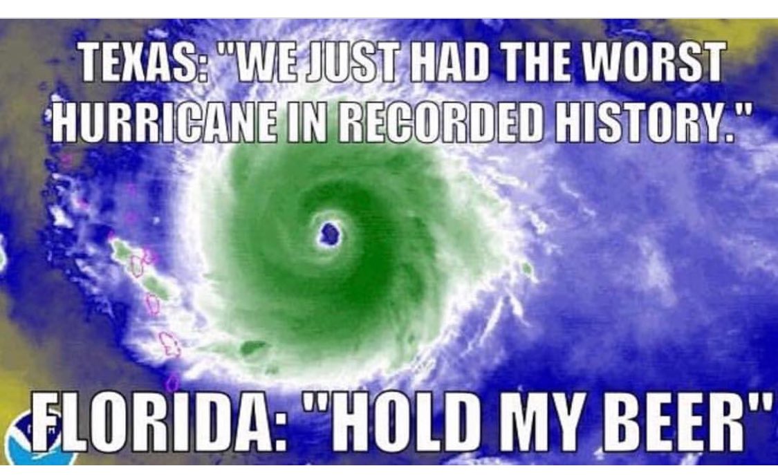 Get ready my fellow #Floridians 🌀

#HurricaneIrma is the LARGEST Hurricane to ever form in the Atlantic Ocean ⚠️