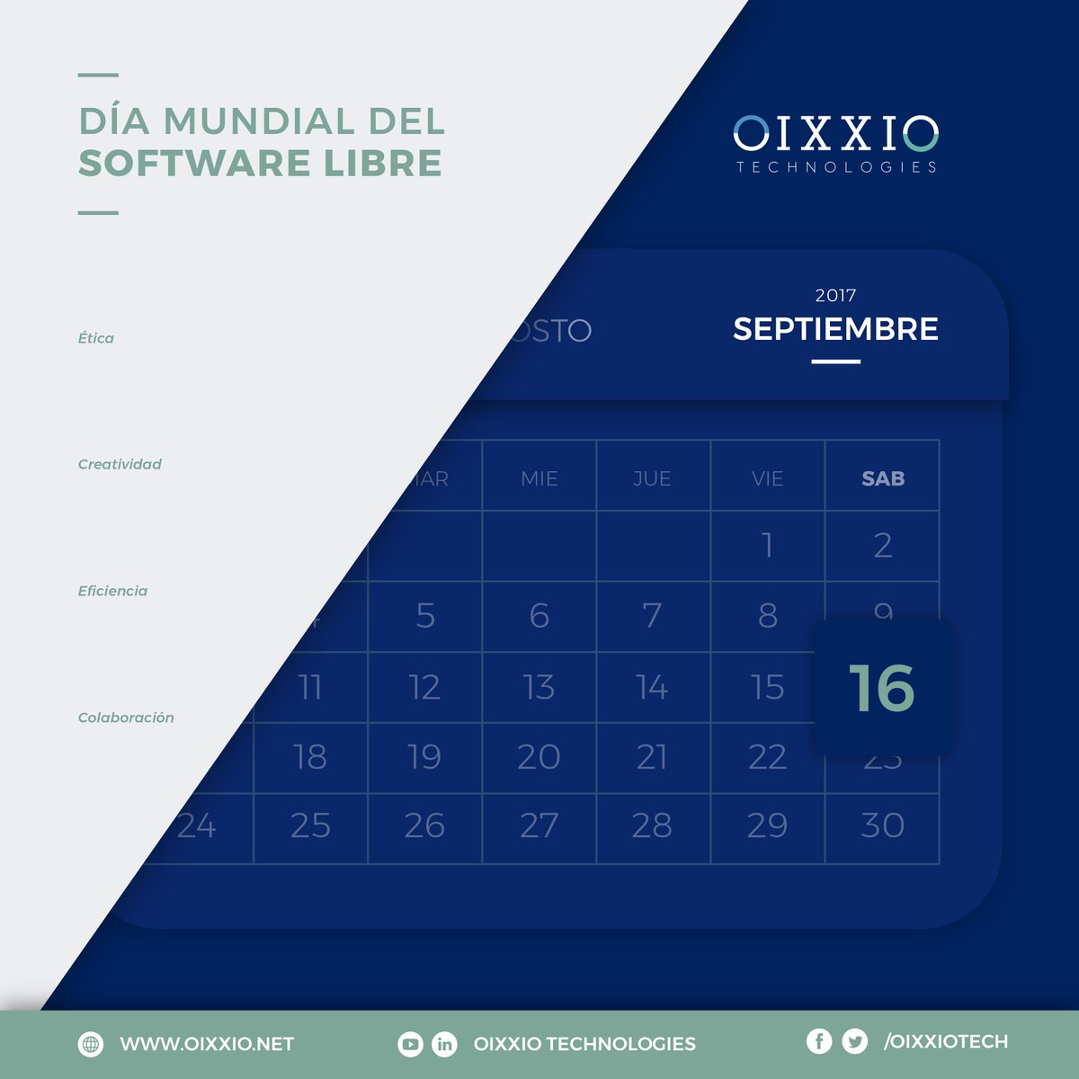 OixxioTech's tweet photo. Hoy es el #DiaMundialdelSoftware 
En distintas partes del mundo se realizan actividades promoviendo y dando a conocer el software libre. https://t.co/QqKa2kxuio