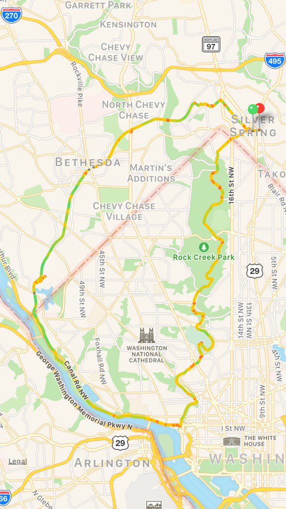 colinking24's tweet photo. Farewell ride on the #capitalcrescenttrail #AppleWatch. https://t.co/hpyCJHiO3h