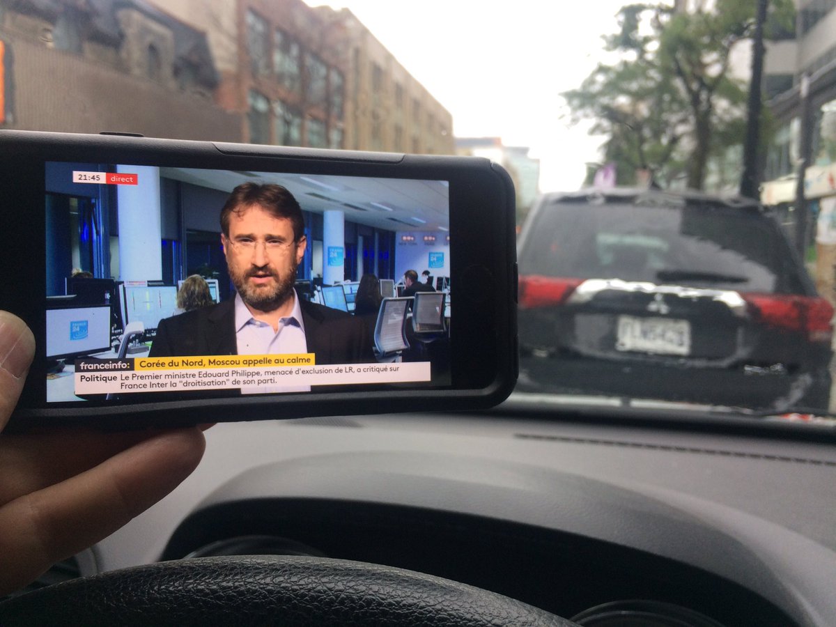 Même à Montréal on te suit <a href="/xchemisseur/">xavierchemisseur</a> sur <a href="/FRANCE24/">FRANCE 24</a> et <a href="/franceinfoplus/">franceinfoplus</a>, bonne soirée