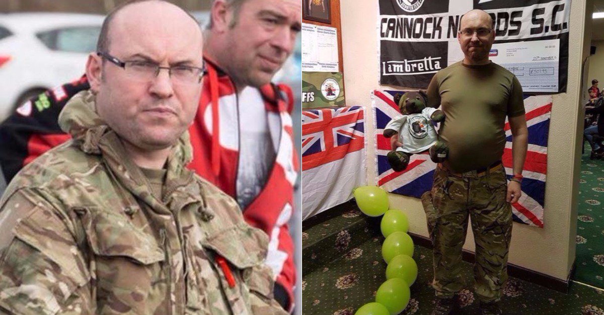 TheSun's tweet photo. Married dad-of-two 'begged soldiers' wives to have sex with him while running charity for deployed troops' https://t.co/zL3ILCImQI https://t.co/waxdrj1UcM