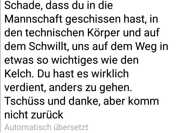 rheinhessenulf's tweet photo. #Alerio sagt tschüss,
Kommentare dazu von
#Facebook übersetzt... https://t.co/JVbsVFZrfF