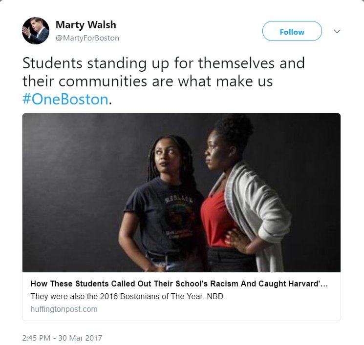 RWwatchMA's tweet photo. OneBoston my ass. Walsh & Chang investigated #BlackAtBLS narrowly, & pronounced it was over. Community asked US Atty to investigate #bospoli https://t.co/IgaRBnhU4R