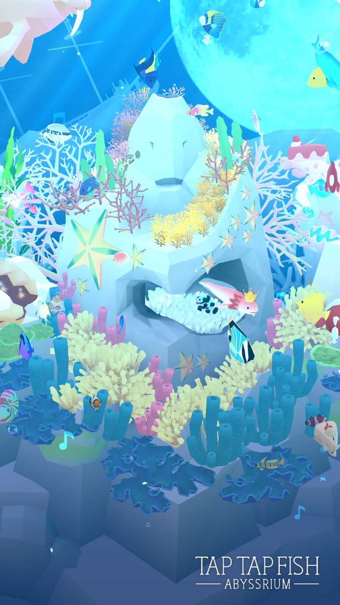 thisisformyfish's tweet photo. My AbyssRium:) 
#taptapfish
Download: https://t.co/nEPxCppKu8 https://t.co/YSPPYygUP3