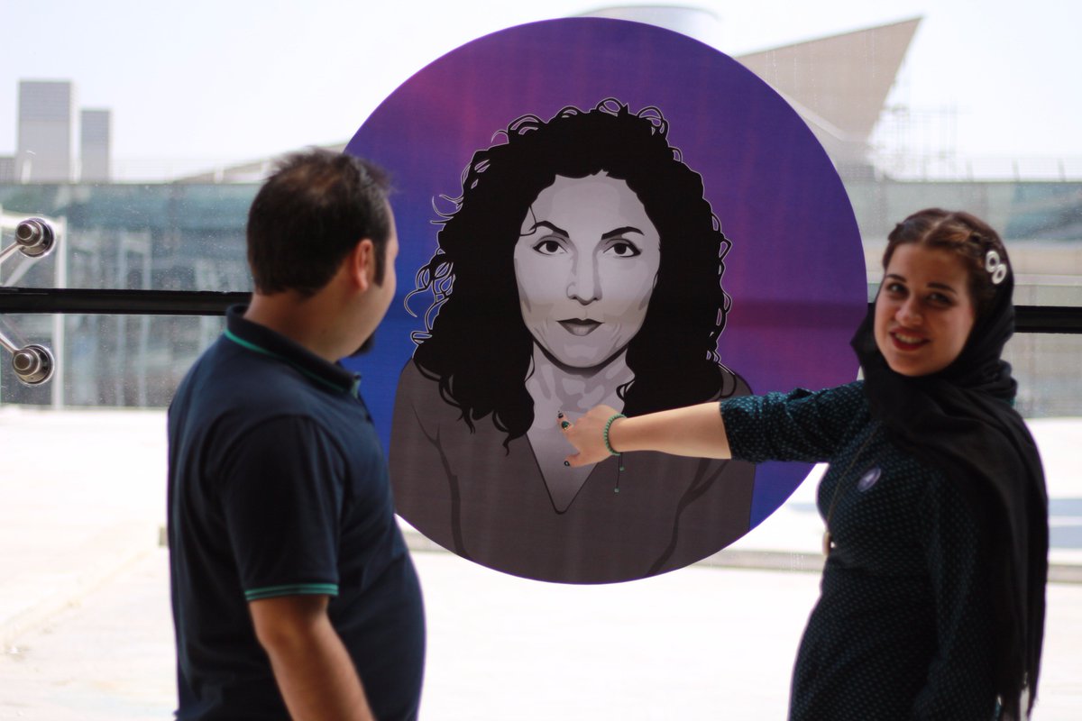 thesaeedjafari's tweet photo. When our coordinating committee @SswTehran sticking @AnoushehAnsari &amp; playing with her... 
#sswtehran https://t.co/NLDZgLtMWh