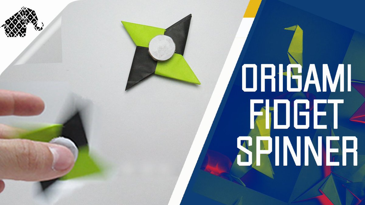 OrigamiHowTo's tweet image. New Video! Origami Fidget Spinner youtu.be/ebph8ZLqDuw
