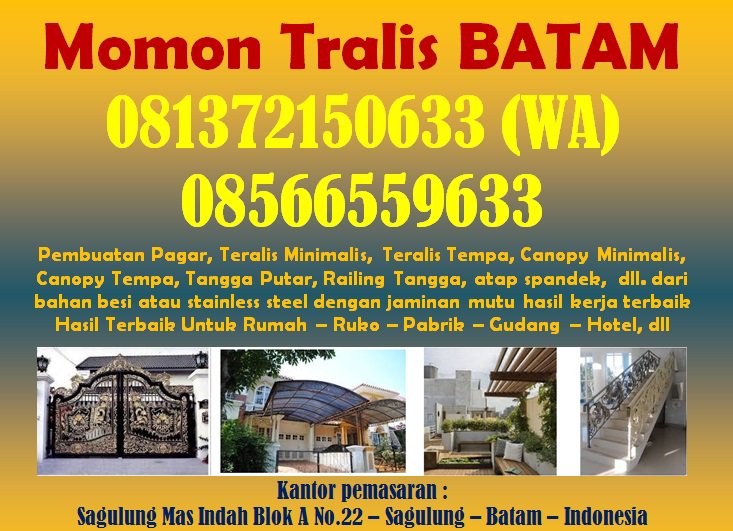 Indo_Informasi's tweet photo. Mau Pesen
TRALIS MINIMALIS DI #BATAM
#call 081377744845
https://t.co/Ebc1EcKsgq

#readyforit #weekendhits #ketemugreenforce #FlashbackRA https://t.co/1aYfxgwDbq