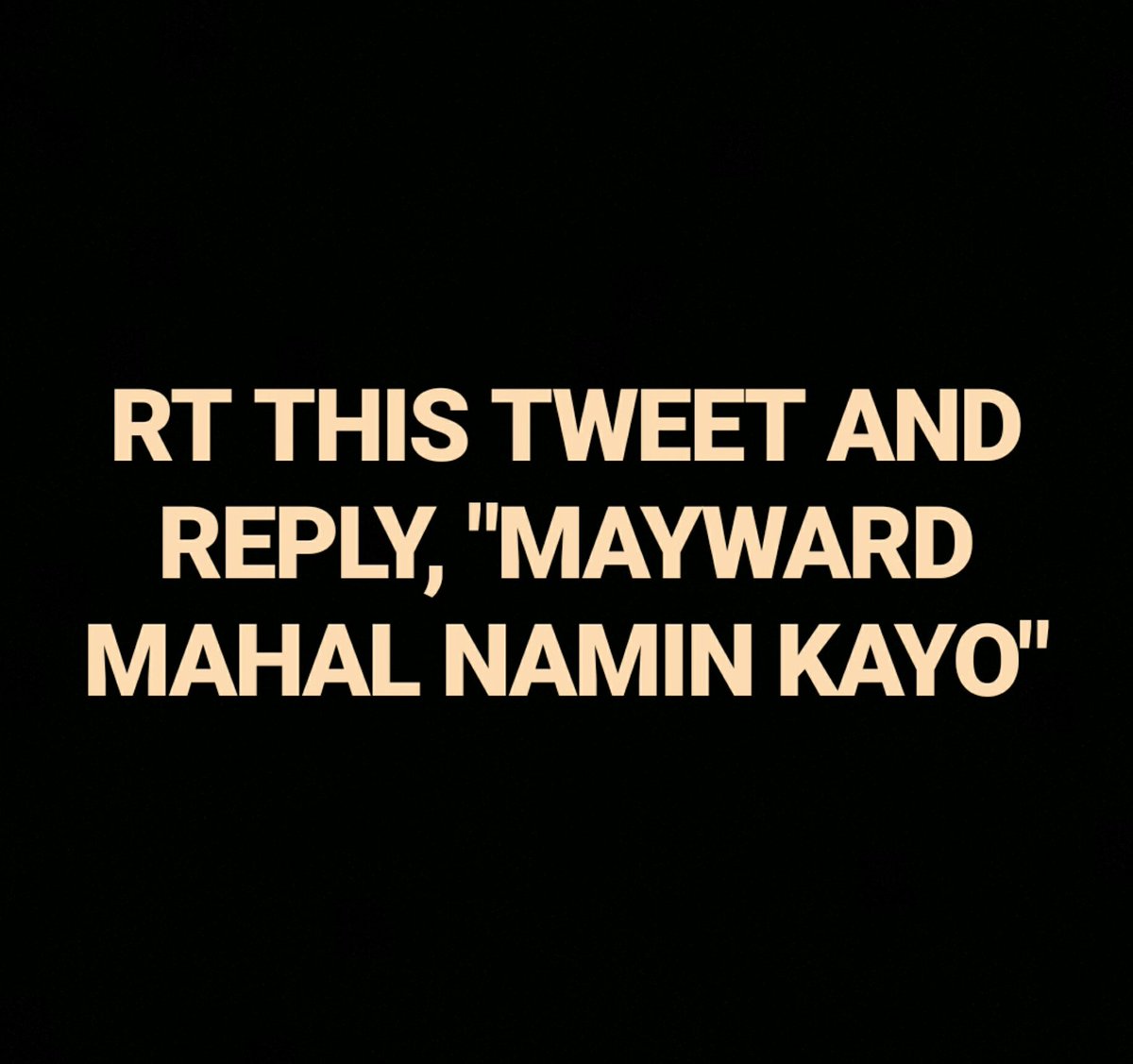 mwtrendsetter's tweet photo. MAYWARD MAHAL NAMIN KAYO!

#PushAwardsMayWards https://t.co/KXpNOCtziC
