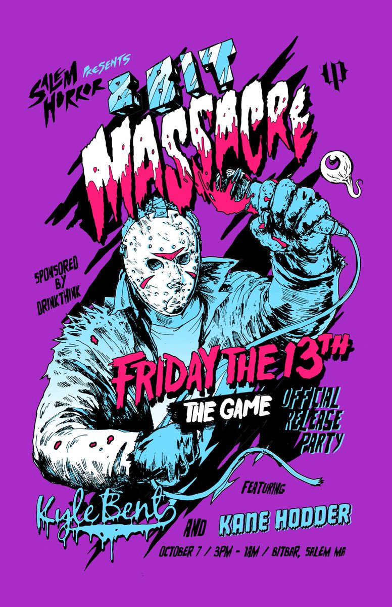 salemhorrorfest's tweet photo. Camp Crystal Lake comes to #SalemMA. Game over man. 💀 https://t.co/ml82PBjJKF https://t.co/7VMvvbzJmL