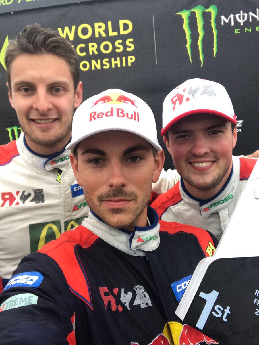 Of course, no self-respecting #RX2 podium would be the same without the obligatory driver selfie... 😉🇫🇷👌