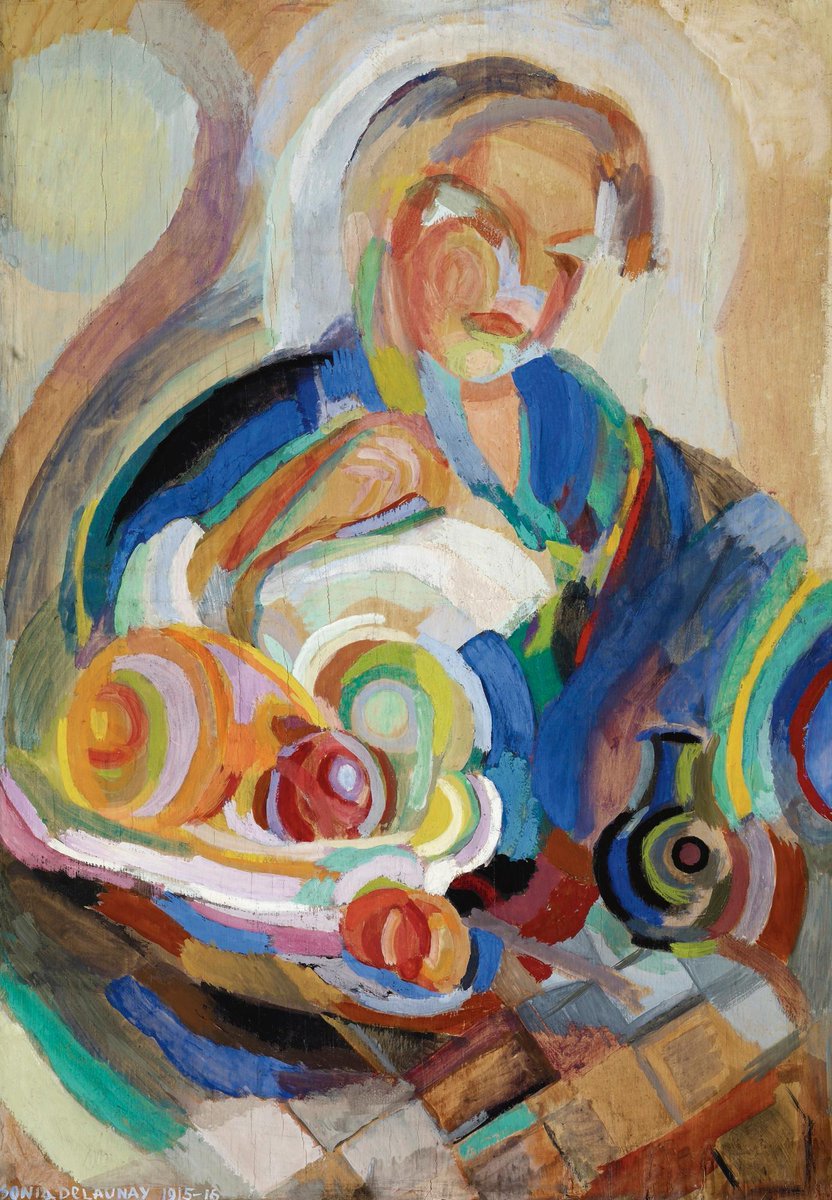 Brindille_'s tweet photo. Portugaise Aux Fruits, 1915
Sonia Delaunay
#peinture https://t.co/Z7D6XmVyQ7