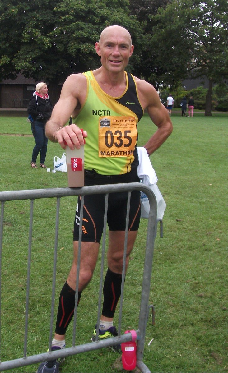 TeamEdwardsI000's tweet photo. A successful 794th marathon at Wolverhampton today in 3:17:50, damp, breezy, missed the sunshine but another one closer to #800marathons WR😀 https://t.co/EJ7Bkglg04