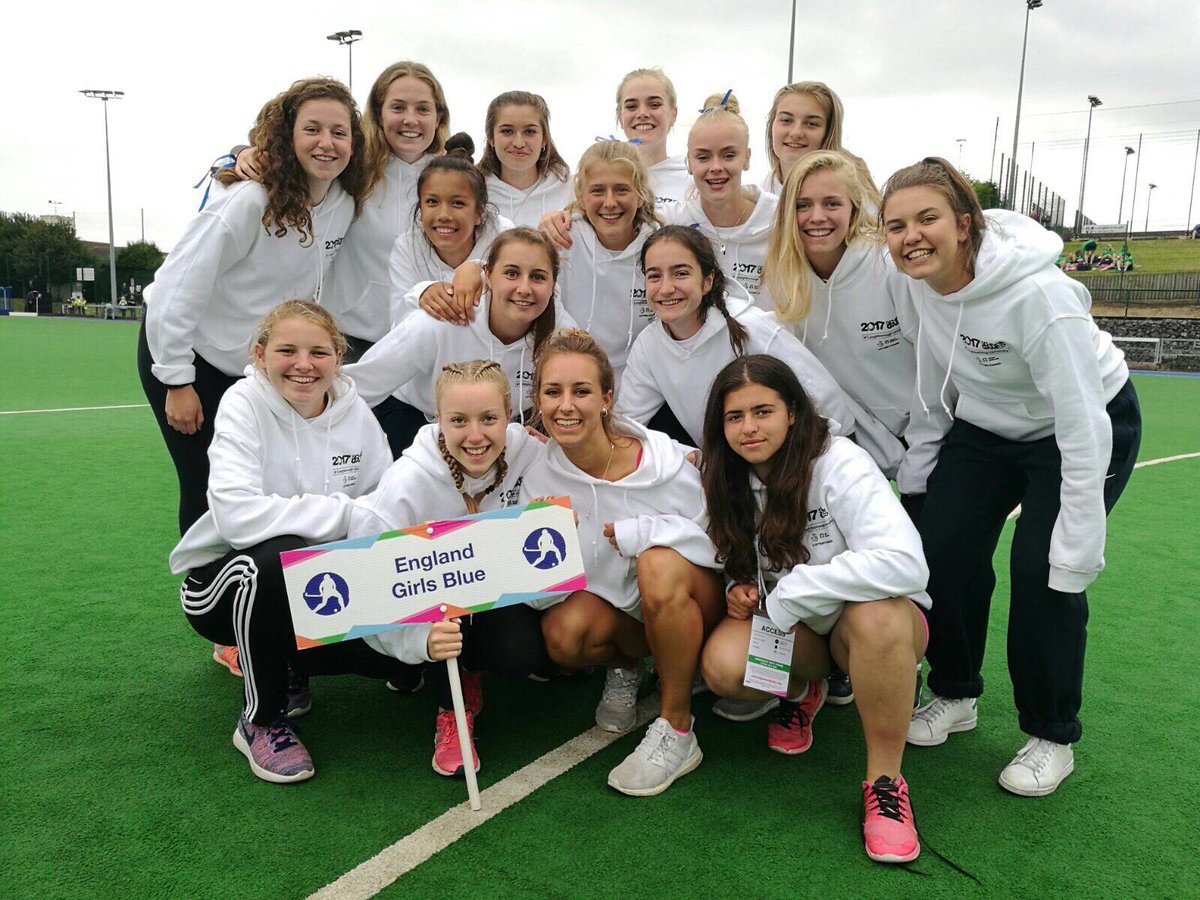 StoweHockey's tweet photo. Huge congratulations to Vicky Beglin for representing England Blue at the School Games. England Blue won Gold!! #2017SC @StoweSport 🏑🏑🏑 https://t.co/JZewlF47Jj