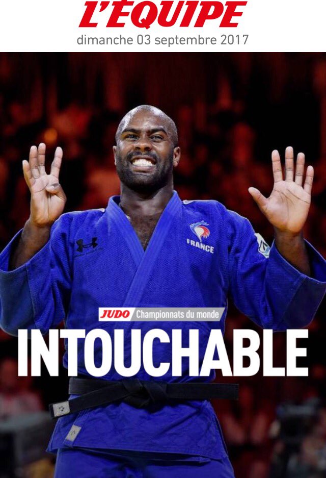 demonintouchabl's tweet photo. Bravo à L'intouchable @teddyriner !
@LAMIRALDR on le recrute?!
#intouchableclick #judo #teddy #riner #champion #monde #legendaire #paris https://t.co/jVkDHDL0XT