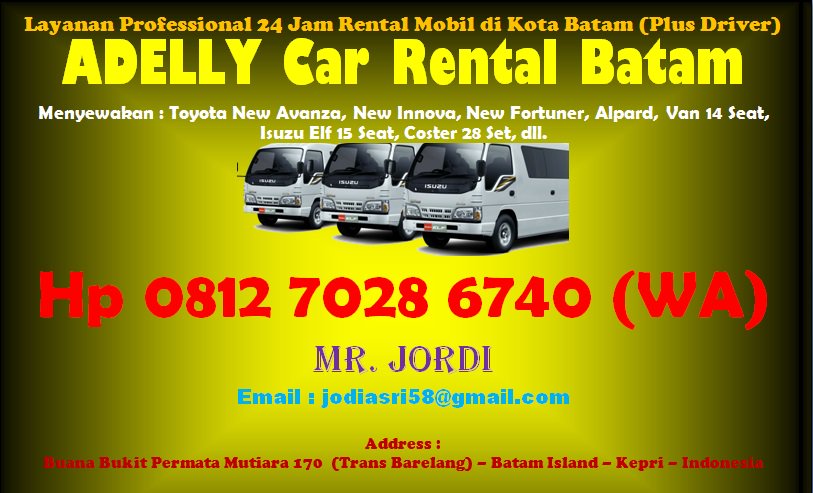 Indo_Informasi's tweet photo. SEWA MOBIL #BATAM
#call 081270286740 ADELLY Rent Car
https://t.co/Jpa8etb5NQ

#readyforit #weekendhits #ketemugreenforce #FlashbackRA https://t.co/018nOBk86e
