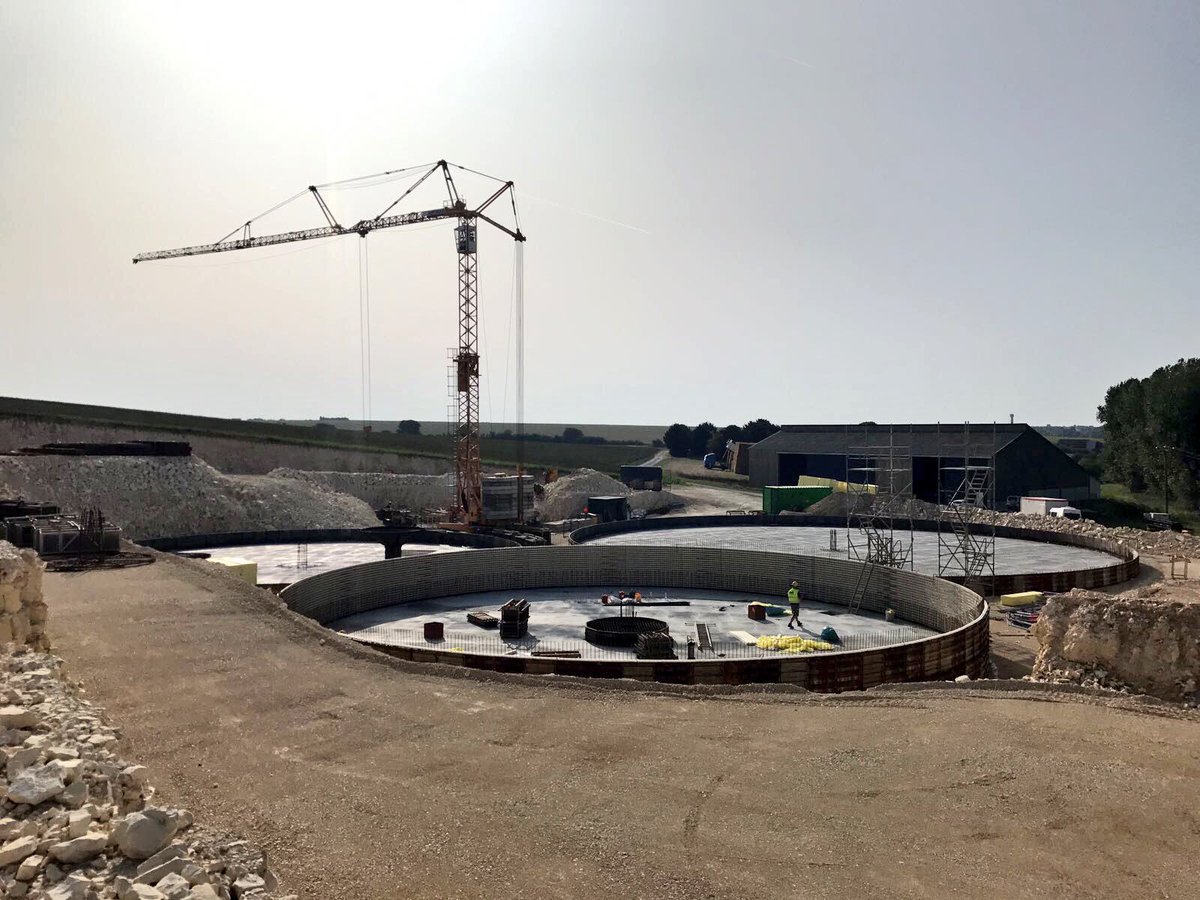 BiogasPlusBV's tweet photo. Under construction. New #biogas #biomethane plant in France. #biogaz #groengas https://t.co/ndzF0s4qAX