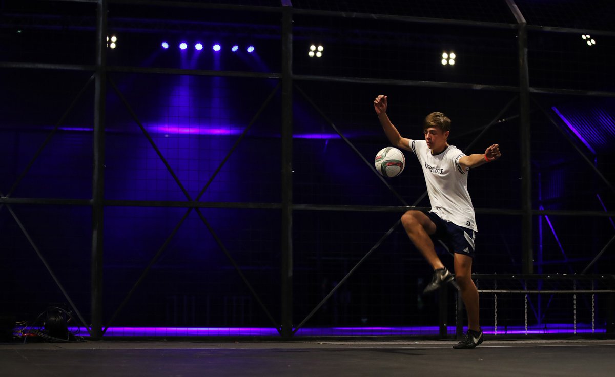 SoccerexFF's tweet photo. So many skills... ⚽️👏😮

Catch the finale of the European Freestyle Football Championships LIVE at @goal right now: https://t.co/cGv8SWbuwk https://t.co/NFD7tUk1KR