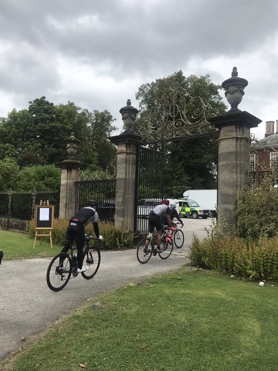 BosworthHall's tweet photo. Well done to today's #M2L cyclists. We hope the finish line's in sight! 🚴🚴‍♀️@AmbitiousAutism @rapha @RatherBeLtd #BosworthHall #feedstation https://t.co/wSq2u4GMCA