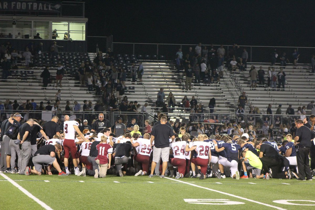 It was a great night on Friday for the Thunder, but this my favorite part of the night! Praying together after the game. #jesusalwayspresent