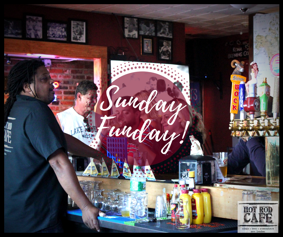 HotRodCafeNL's tweet photo. Don't let the gloomy weather get you down! It's always a great time at Hot Rod Cafe! #HotRodCafe #NewLondonCT #Wings #Beer #Atmosphere https://t.co/RSJTnpZm3l
