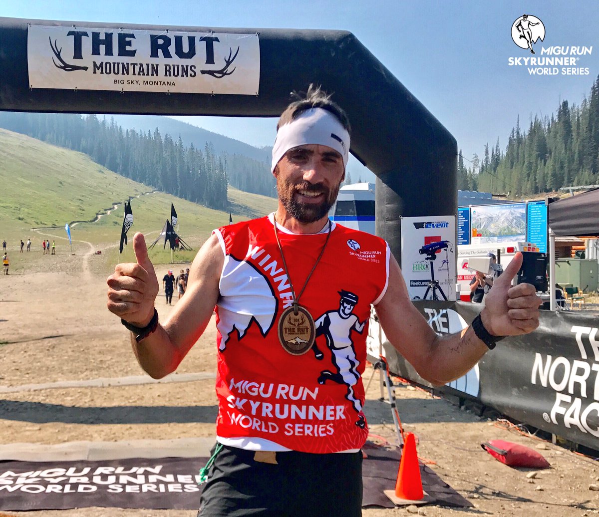 Skyrunning_com's tweet photo. Booooom‼️ Luis Alberto Hernando wins #RunTheRut 50K in 5h10'!! Spectacular debut in the USA and 120 Sky Ultra points for him #SWS2017 https://t.co/gNwcFQUSU4