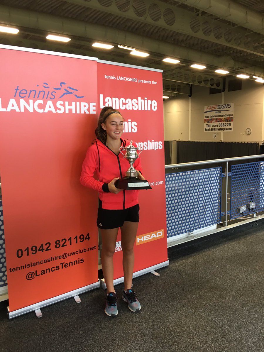 Winner of 18u singles &amp; runner up in 18u mixed doubles 🎾🏆 <a href="/stevenfathers/">Steven Fathers</a> <a href="/BoltonTeam/">Bolton Arena Tennis Academy</a> <a href="/WilsonTennis/">Wilson Tennis</a> @LancsTennis