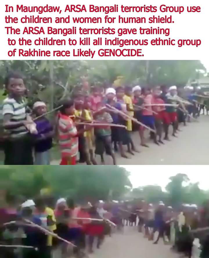 koko89793576's tweet photo. #Save_Rakhine People from the attack of Bangali_terrorists. https://t.co/W2B5op3Pqu