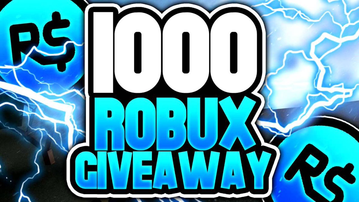 Sam Huckaby On Twitter Giving Away 1000 Robux To One Lucky