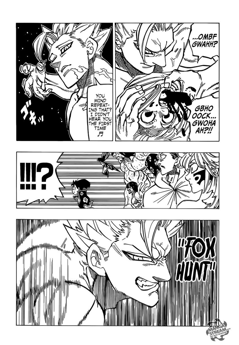 Tsuma_Vento's tweet photo. FUCKING BEAUTIFUL. Melascula is a downright miserable little wench in need of some necktwisting. No mercy.
#NanatsuNoTaizai #Chapter176 https://t.co/rhTDlO8AeU