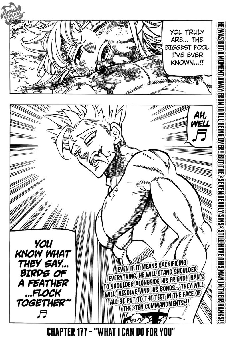 Tsuma_Vento's tweet photo. FUCKING BEAUTIFUL. Melascula is a downright miserable little wench in need of some necktwisting. No mercy.
#NanatsuNoTaizai #Chapter176 https://t.co/rhTDlO8AeU