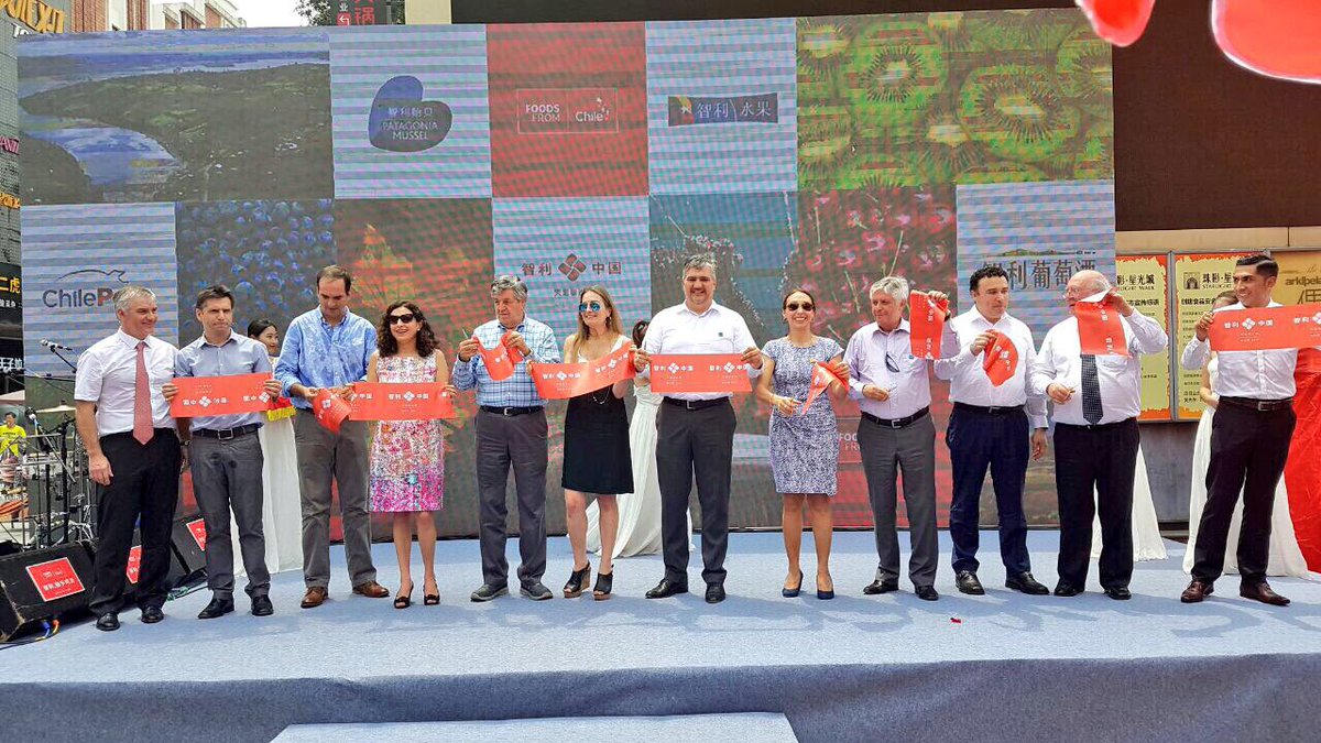 foodsfromchile's tweet photo. Más de 10 mil personas pudieron disfrutar de los productos chilenos en la Activación #FoodsFromChile en Starlight Walk de Guangzhou https://t.co/382CLTFXIx