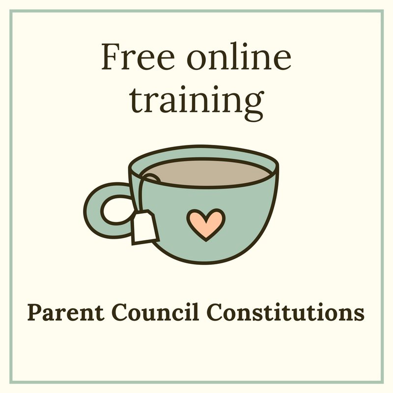 We are running another free online session on Parent Council Constitutions, 12th Sept 8:15-9pm. Book your free place bit.ly/2wIt0ov