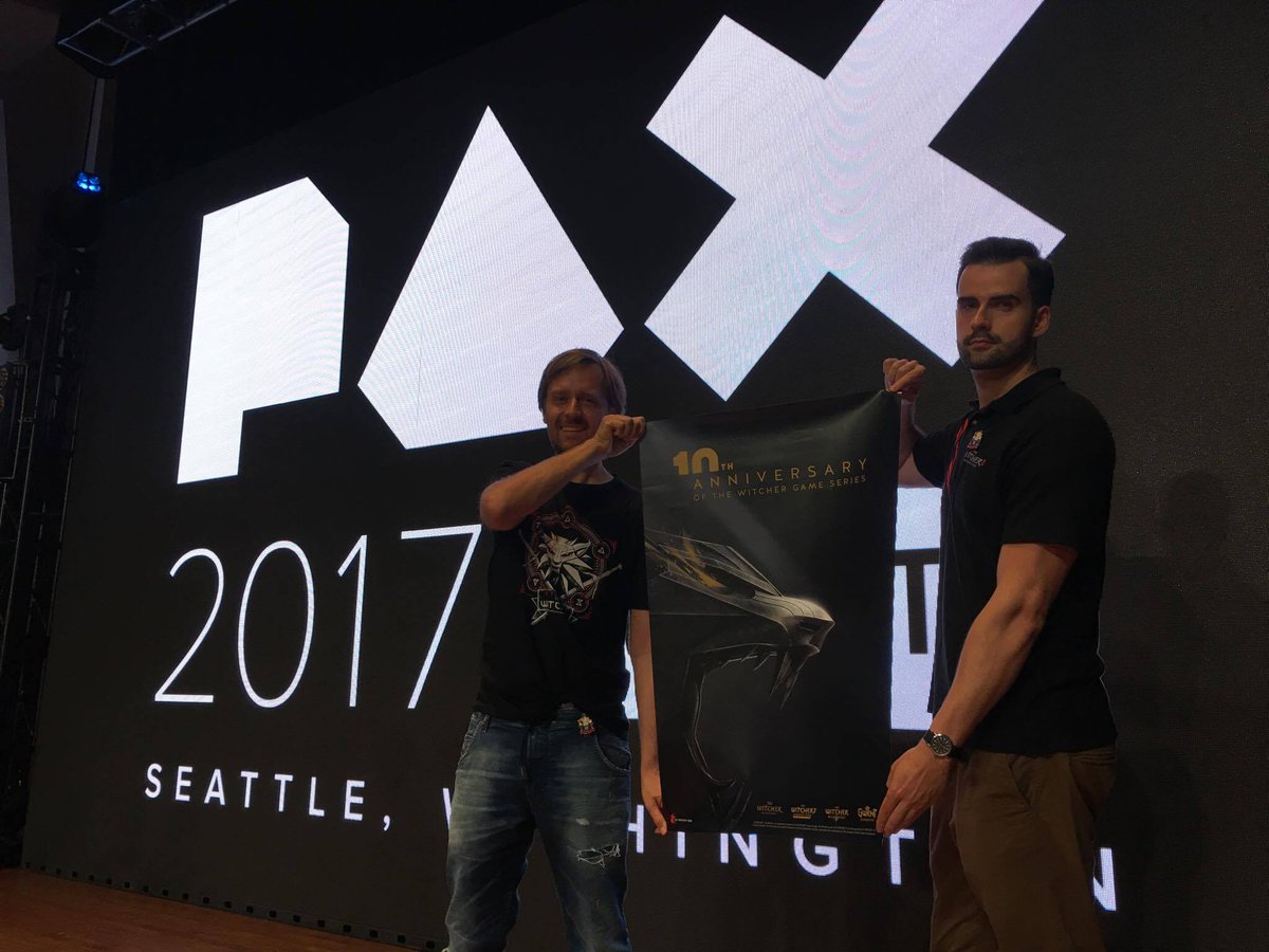 thewitcher's tweet photo. 1,5h left to our 10 years of The Witcher @Official_PAX panel! Don't miss it! 

Link to stream: https://t.co/dmvlogXDOC https://t.co/gjNXruEvg5