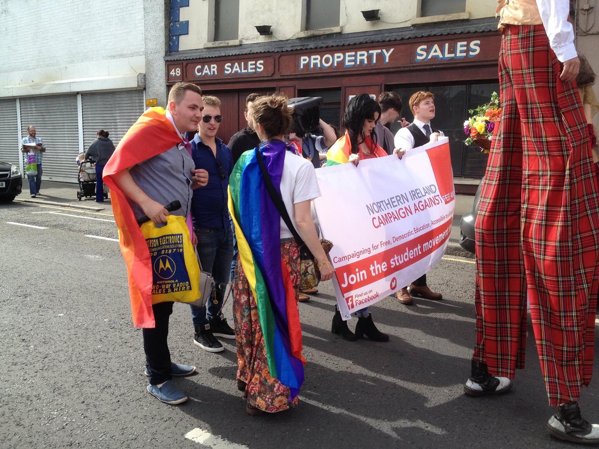 NICAFC16's tweet photo. Members at Newry Pride yesterday https://t.co/cAbXc7sZfI