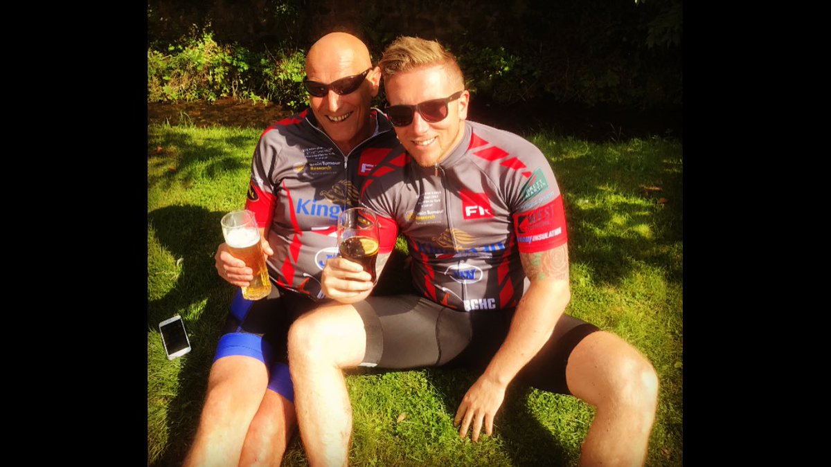 robbo5099's tweet image. What an amazing few days with friends from @FKGroupUK raising money for @braintumourrsch #foraspecialgirl #proudofeveryone #achingtoday 🚴⛰🔥🍺