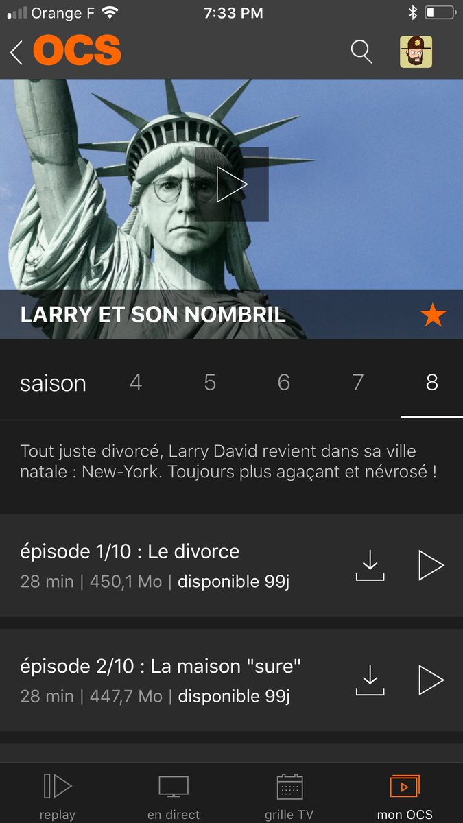 jdsoubeyran's tweet photo. J’étais passé à côté de #CurbYourEnthusiasm ou l’art du politiquement incorrect👌! #Extralike, 👍🏻binge des 9 saisons en cours !😂 @OCSTV @HBO https://t.co/SvJESD1hEY